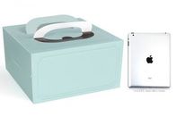 Caixa de papel do projeto luxuoso com a caixa lustrosa do empacotamento de alimento da laminação do punho